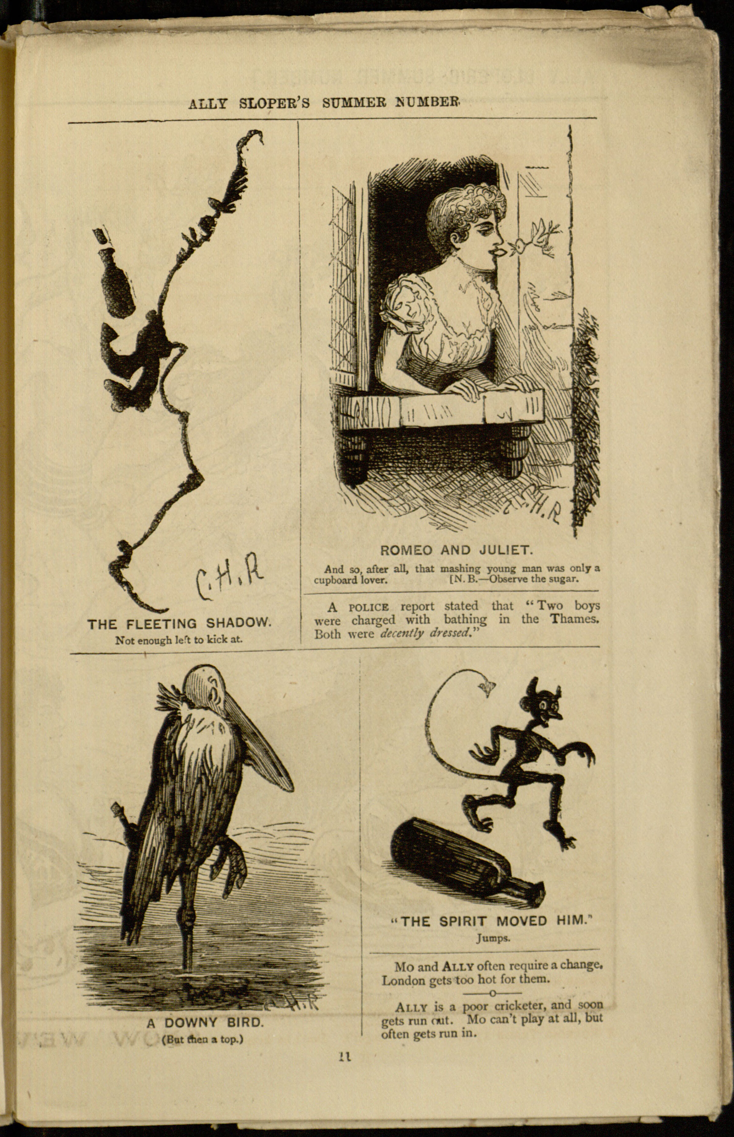 Ally Sloper's Summer Number 1886, page 11. Public domain. Source: https://archive.org/details/ally-slopers-summer-number-for-1886
