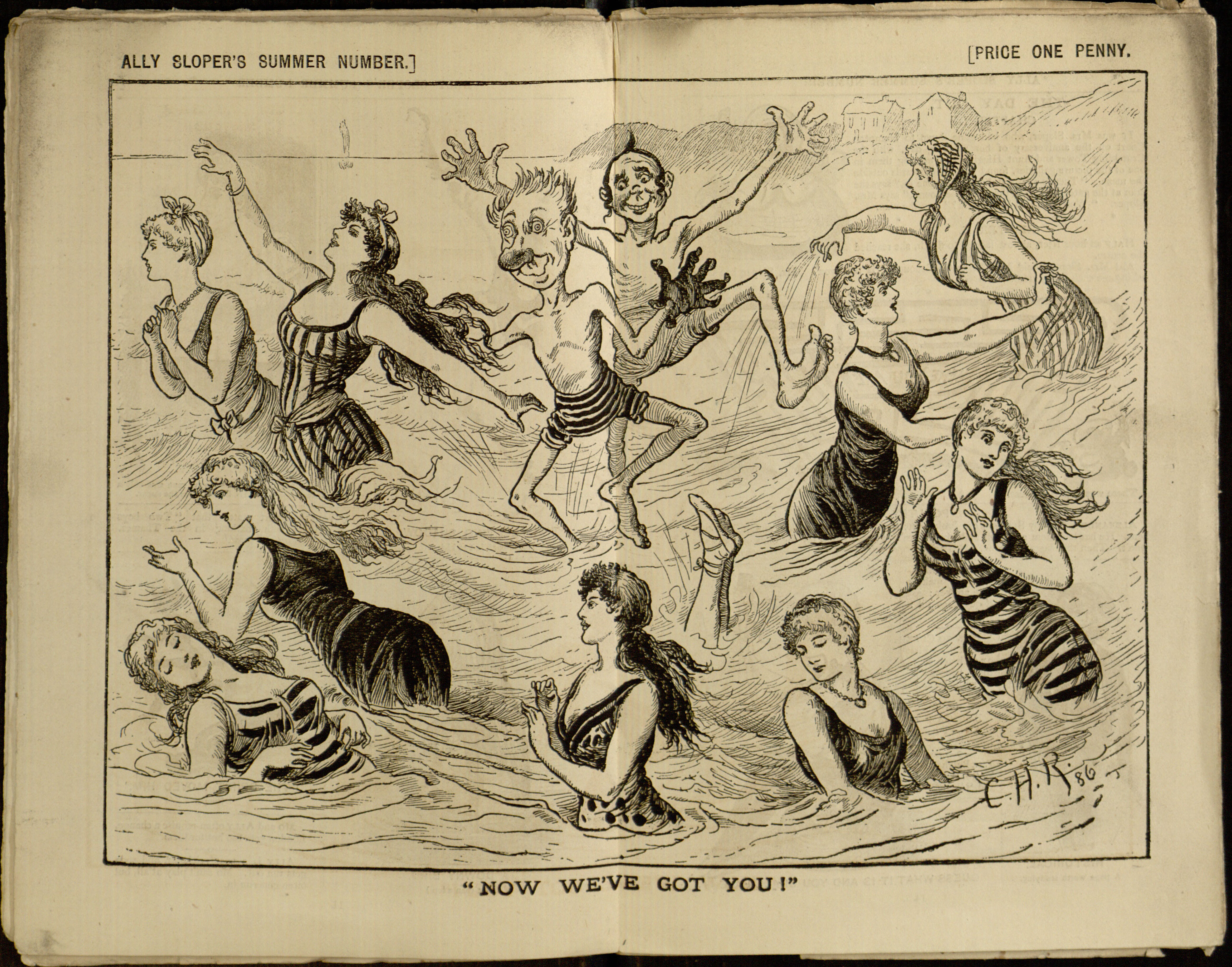 Ally Sloper's Summer Number 1886, page 12. Public domain. Source: https://archive.org/details/ally-slopers-summer-number-for-1886
