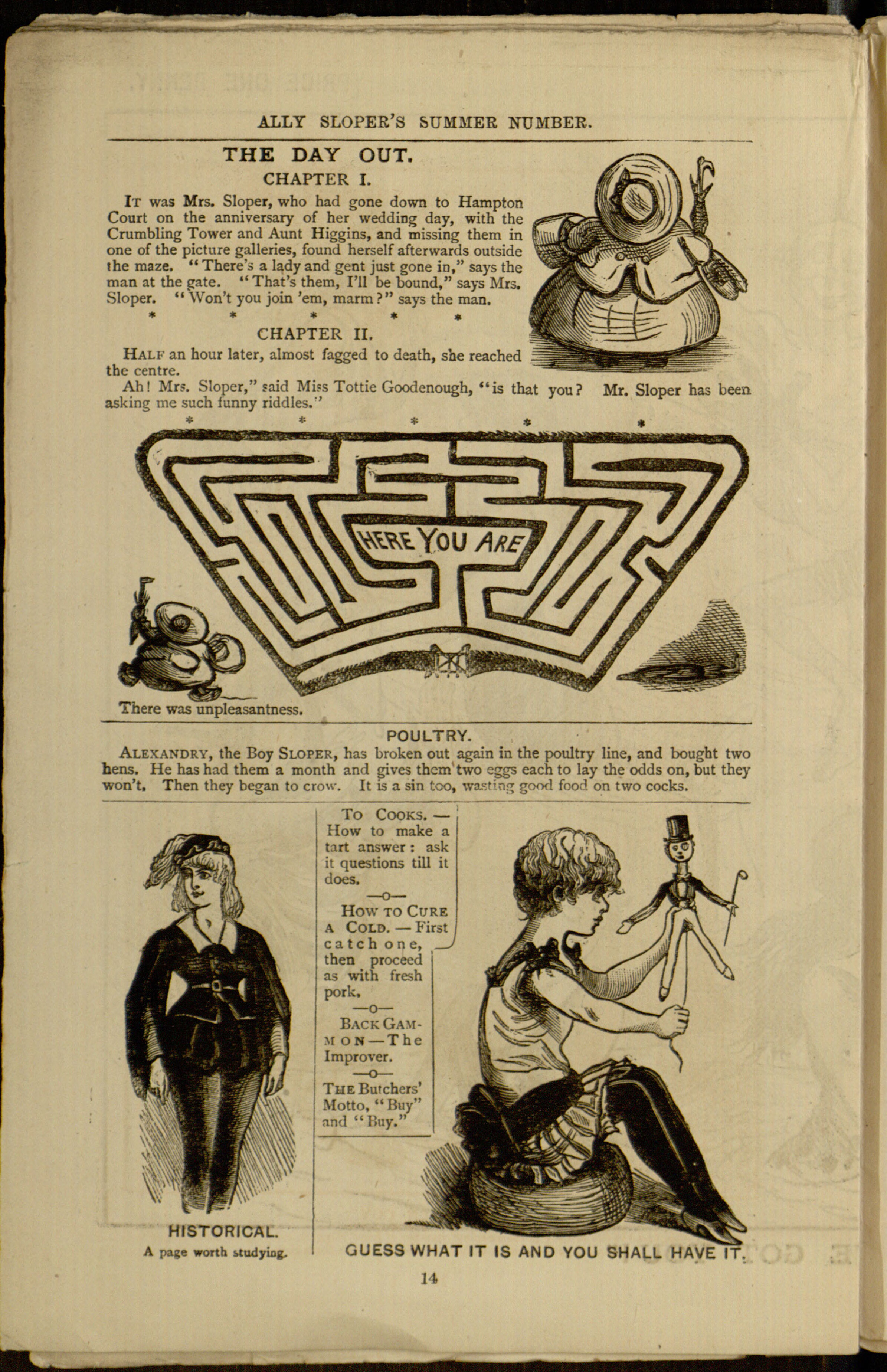 Ally Sloper's Summer Number 1886, page 15. Public domain. Source: https://archive.org/details/ally-slopers-summer-number-for-1886