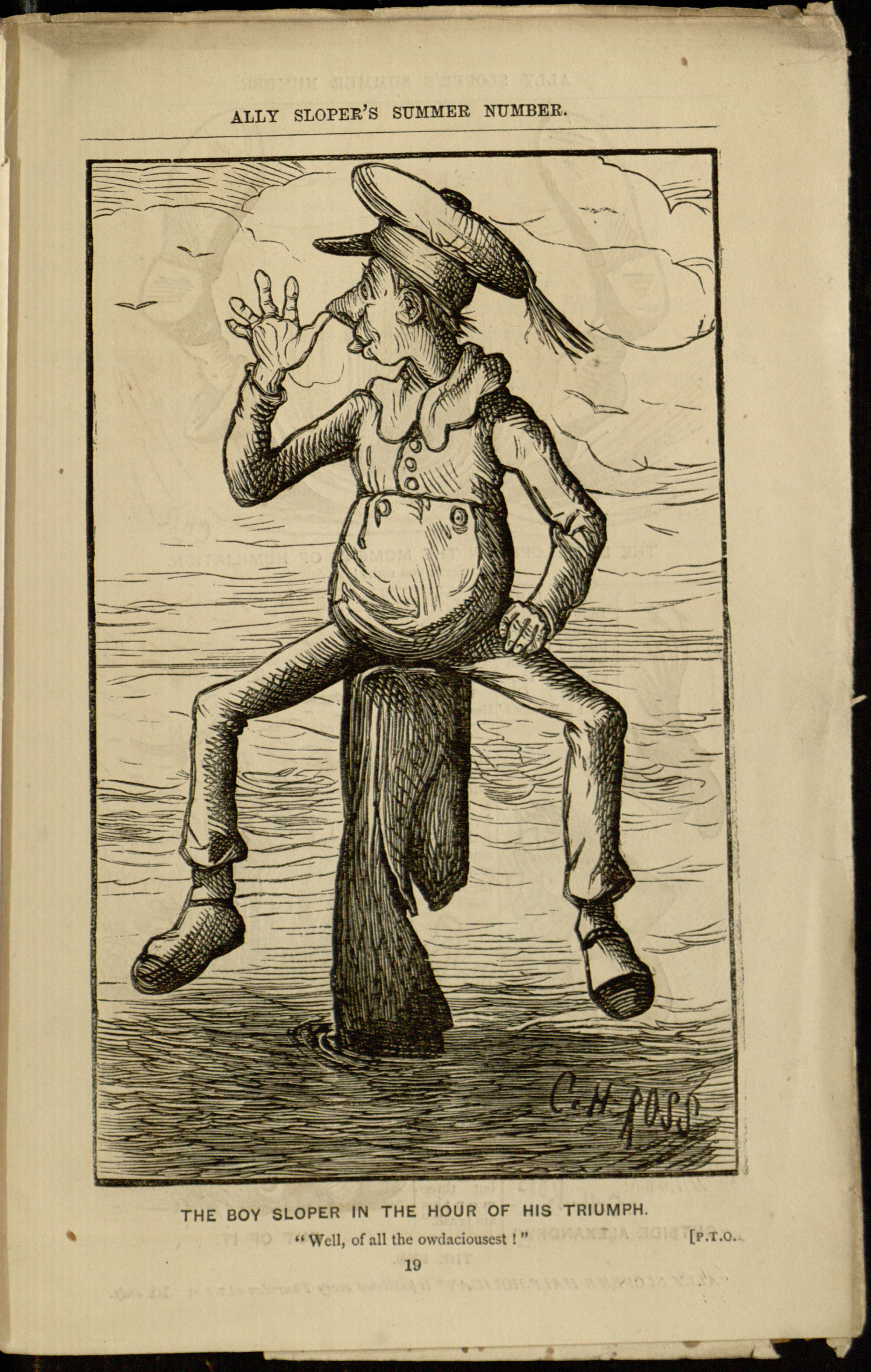 Ally Sloper's Summer Number 1886, page 20. Public domain. Source: https://archive.org/details/ally-slopers-summer-number-for-1886