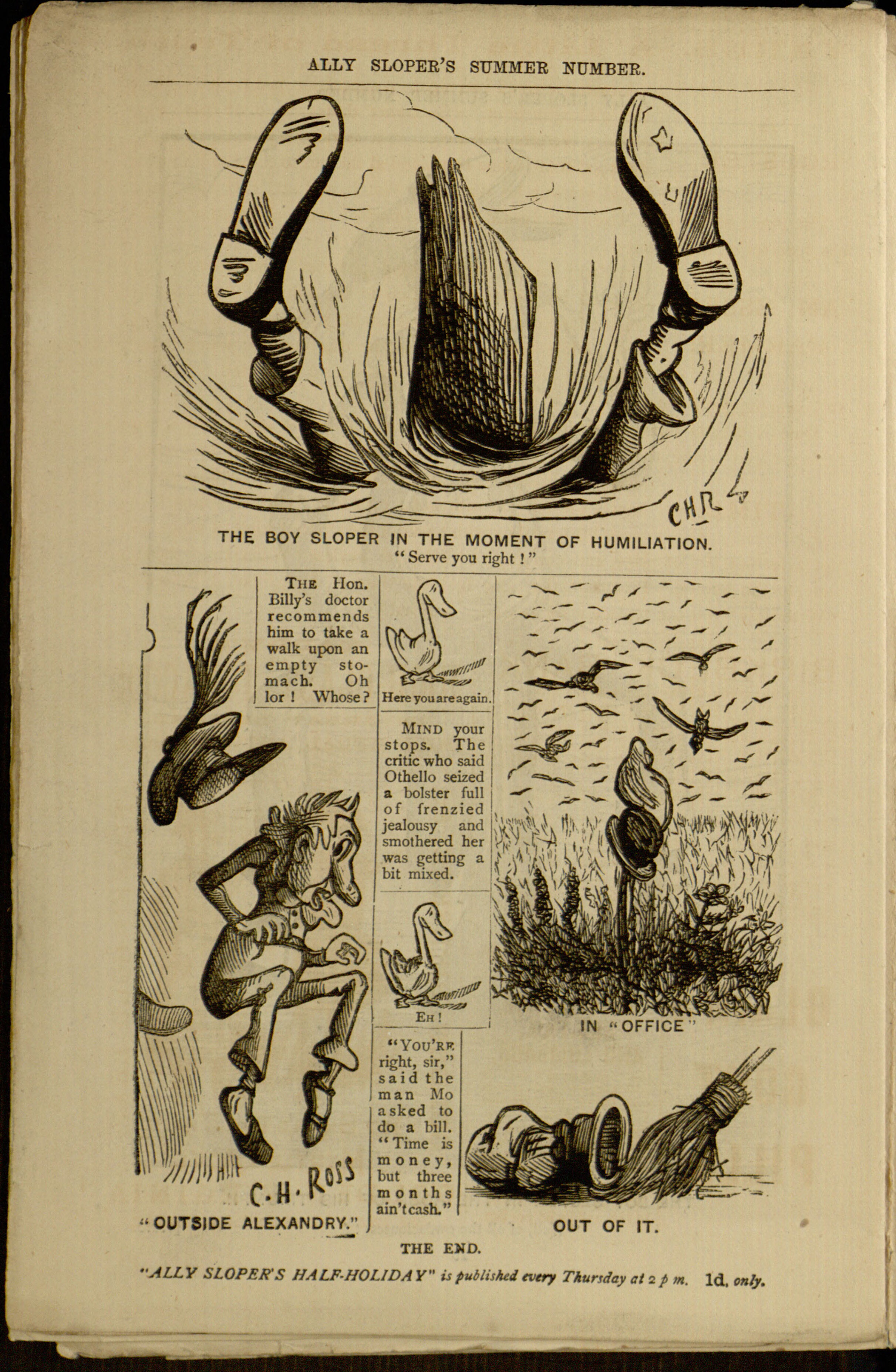 Ally Sloper's Summer Number 1886, page 21. Public domain. Source: https://archive.org/details/ally-slopers-summer-number-for-1886