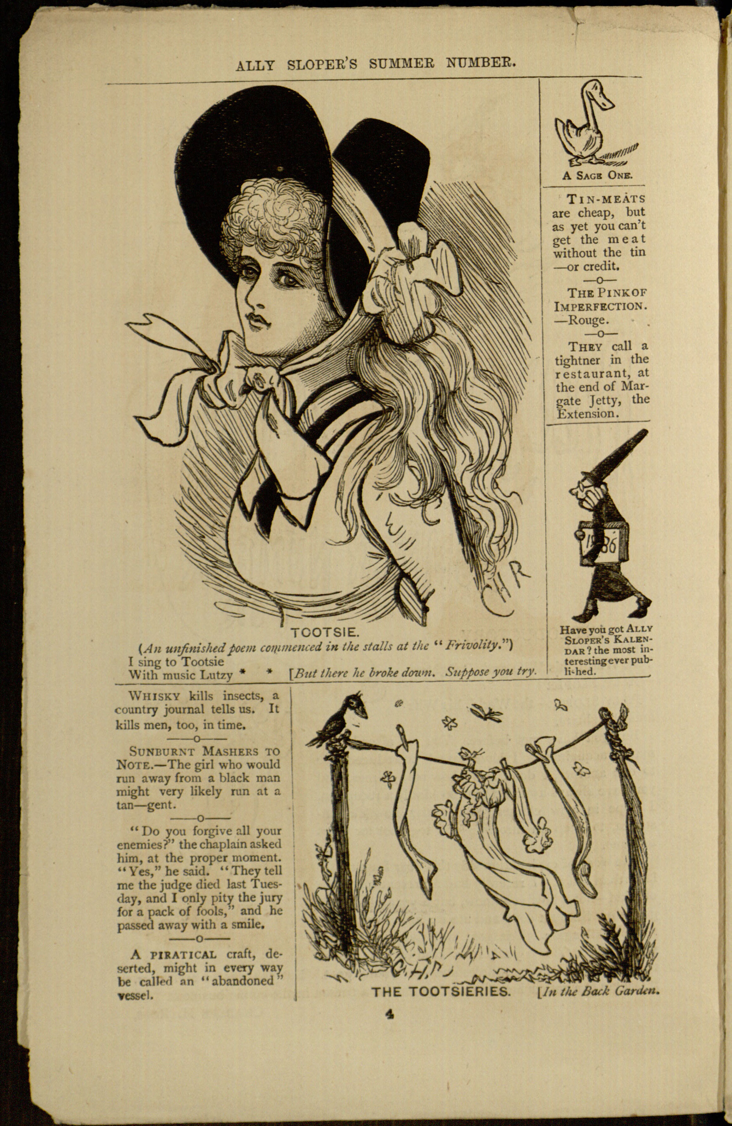 Ally Sloper's Summer Number 1886, page 4. Public domain. Source: https://archive.org/details/ally-slopers-summer-number-for-1886