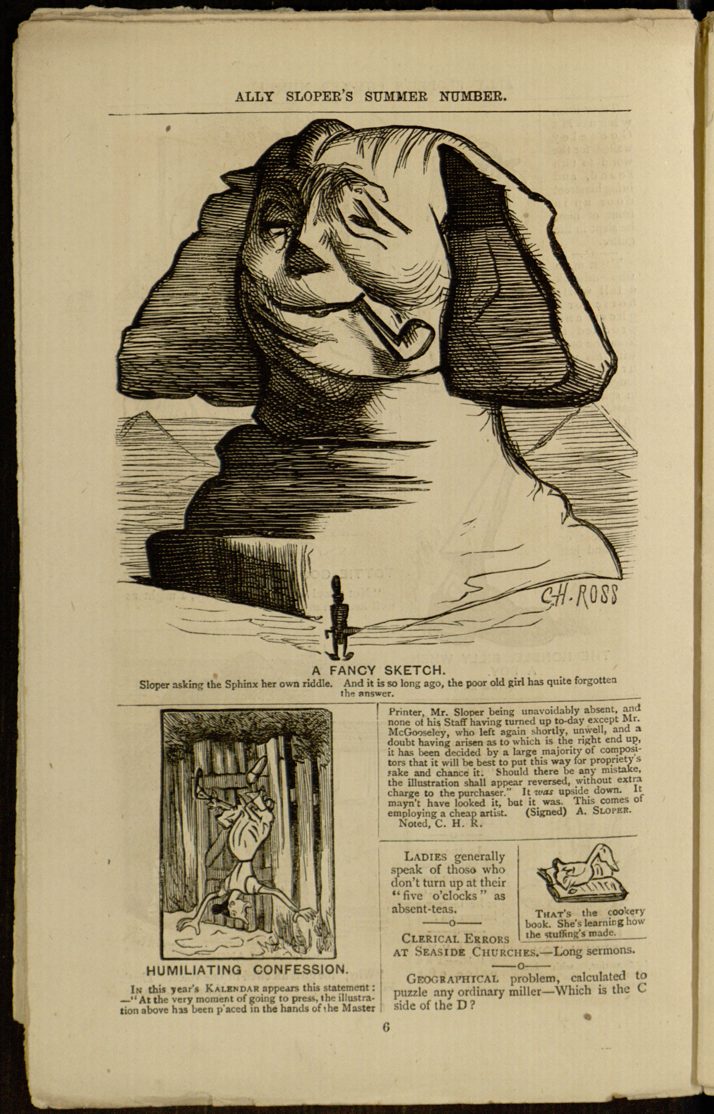 Ally Sloper's Summer Number 1886, page 6. Public domain. Source: https://archive.org/details/ally-slopers-summer-number-for-1886