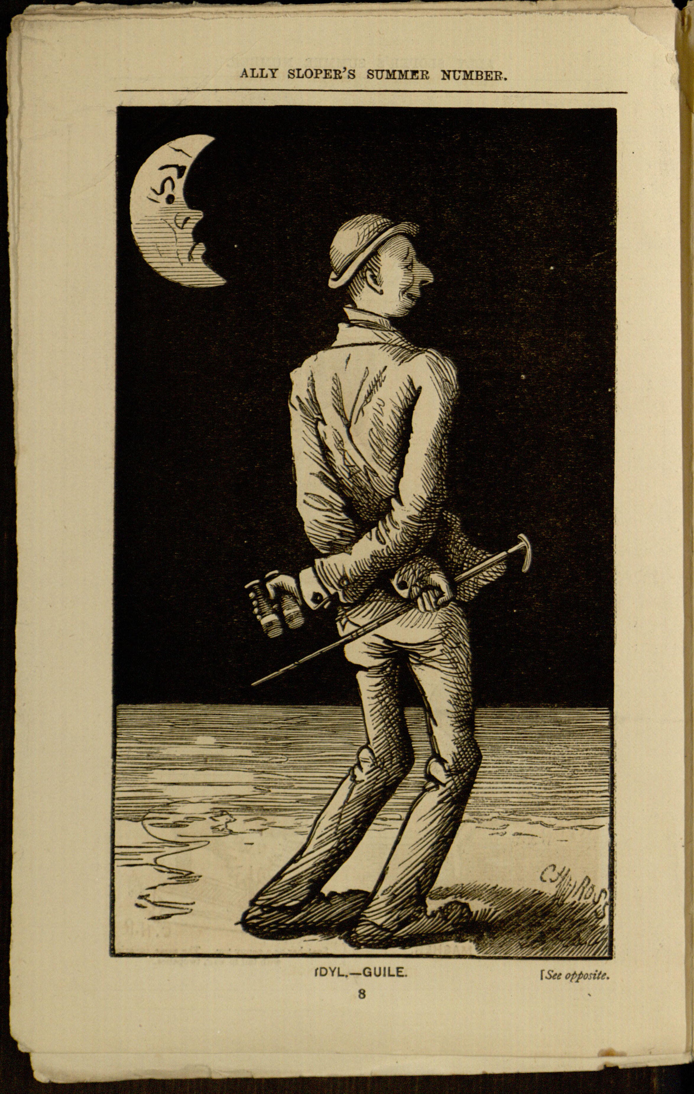 Ally Sloper's Summer Number 1886, page 8. Public domain. Source: https://archive.org/details/ally-slopers-summer-number-for-1886
