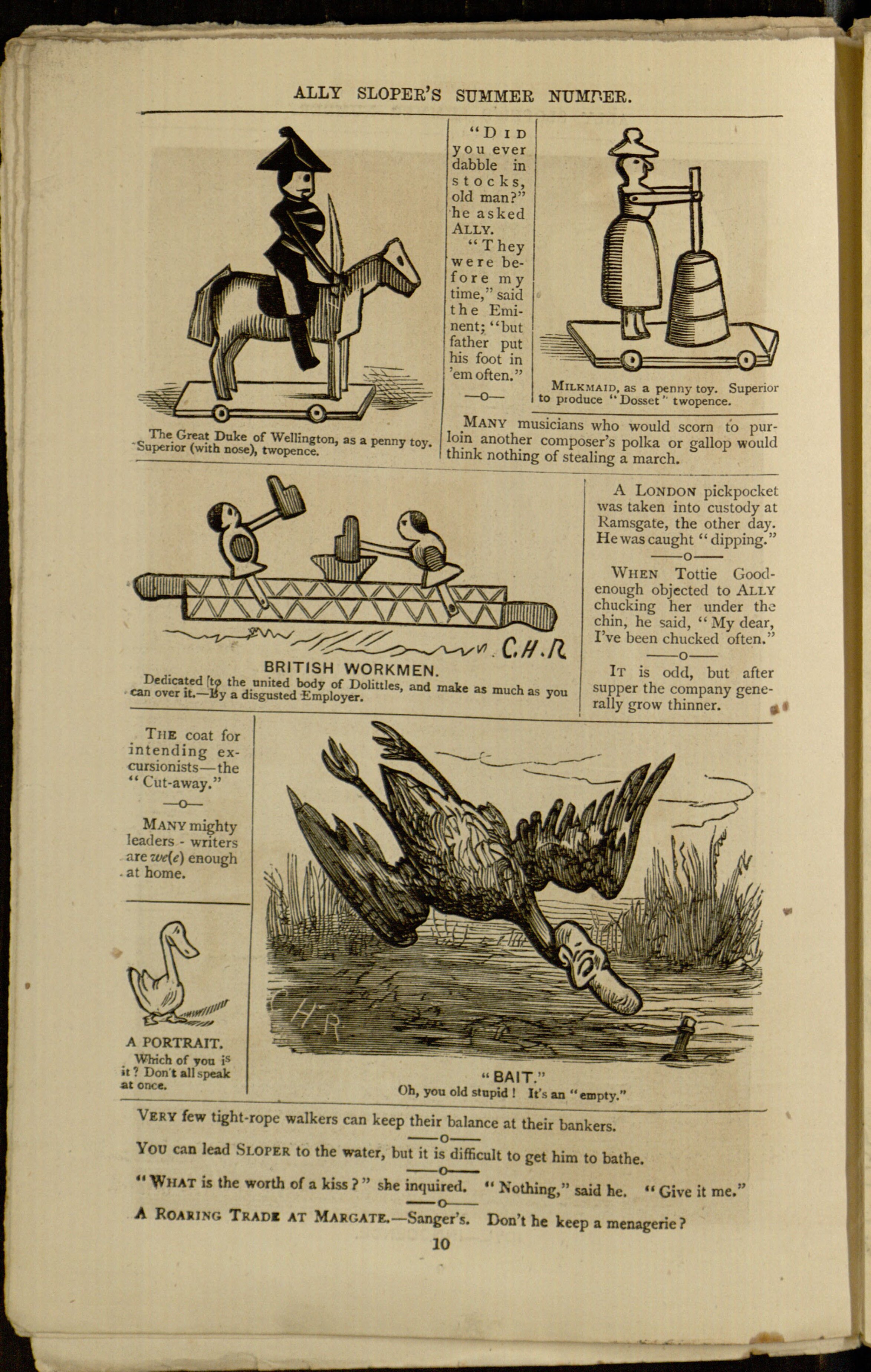 Ally Sloper's Summer Number 1886, page 10. Public domain. Source: https://archive.org/details/ally-slopers-summer-number-for-1886