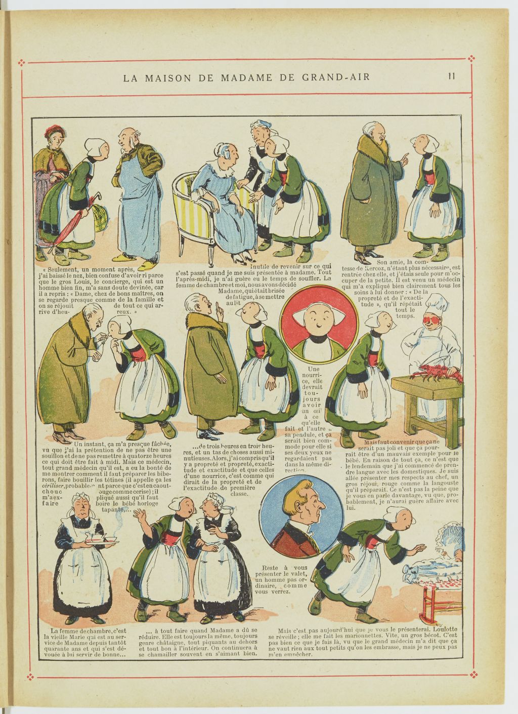 Bécassine – Bécassine nourrice (1922), page 12. Caumery & J.-P. Pinchon. Domaine public. Source gallica.bnf.fr / BnF.