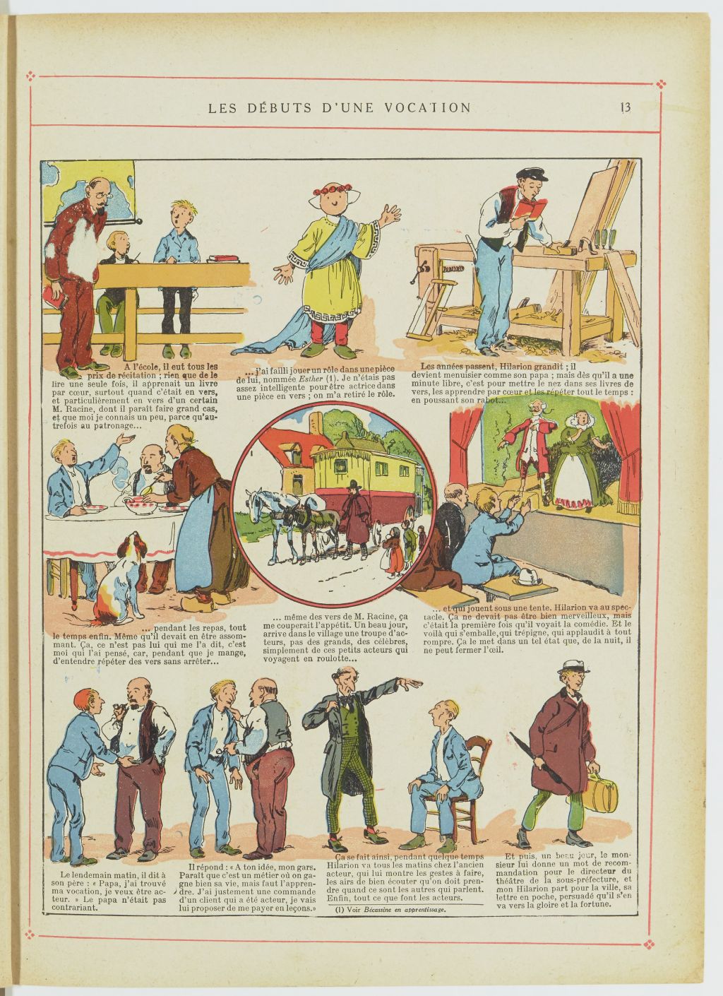 Bécassine – Bécassine nourrice (1922), page 14. Caumery & J.-P. Pinchon. Domaine public. Source gallica.bnf.fr / BnF.