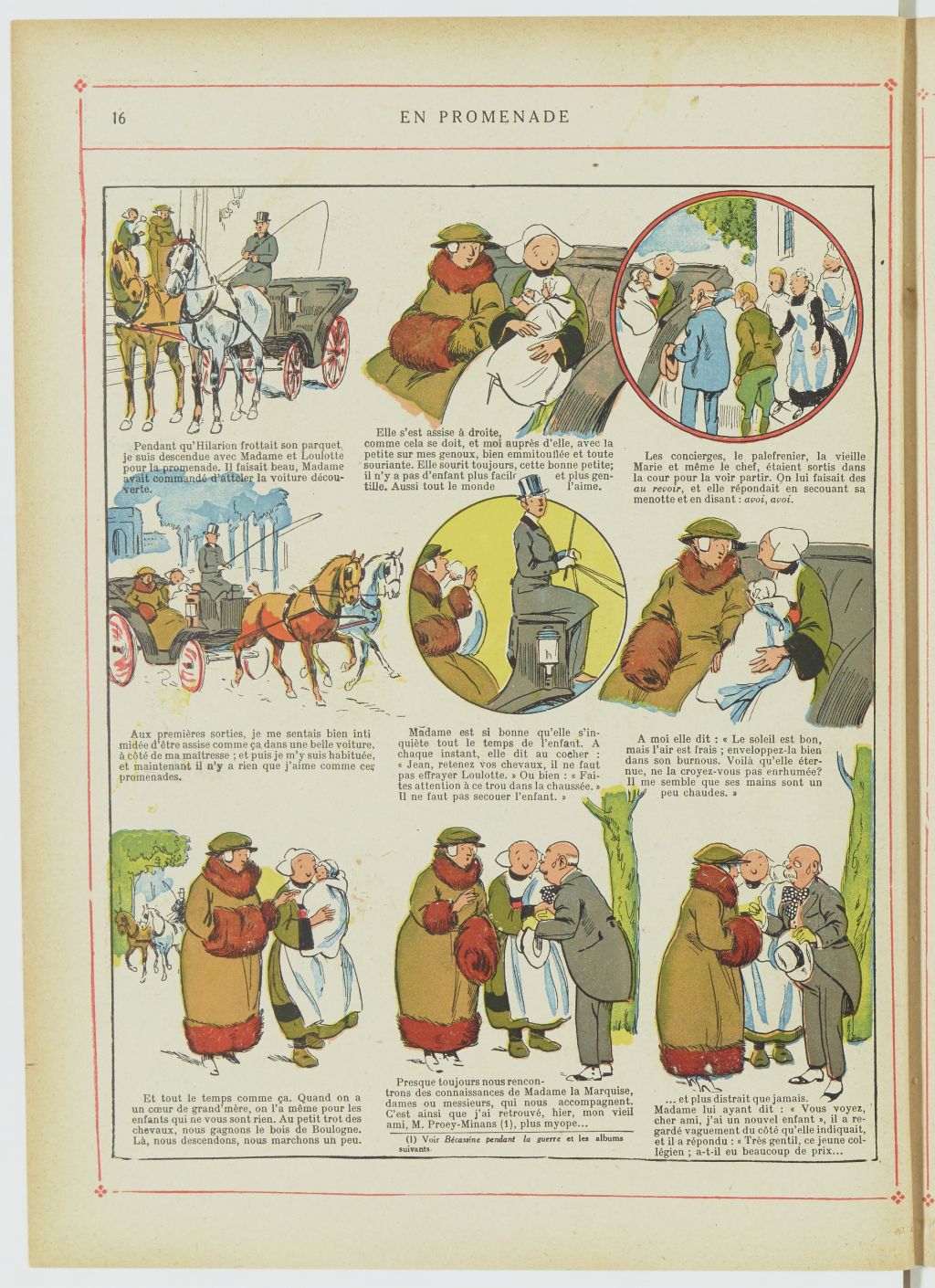 Bécassine – Bécassine nourrice (1922), page 17. Caumery & J.-P. Pinchon. Domaine public. Source gallica.bnf.fr / BnF.