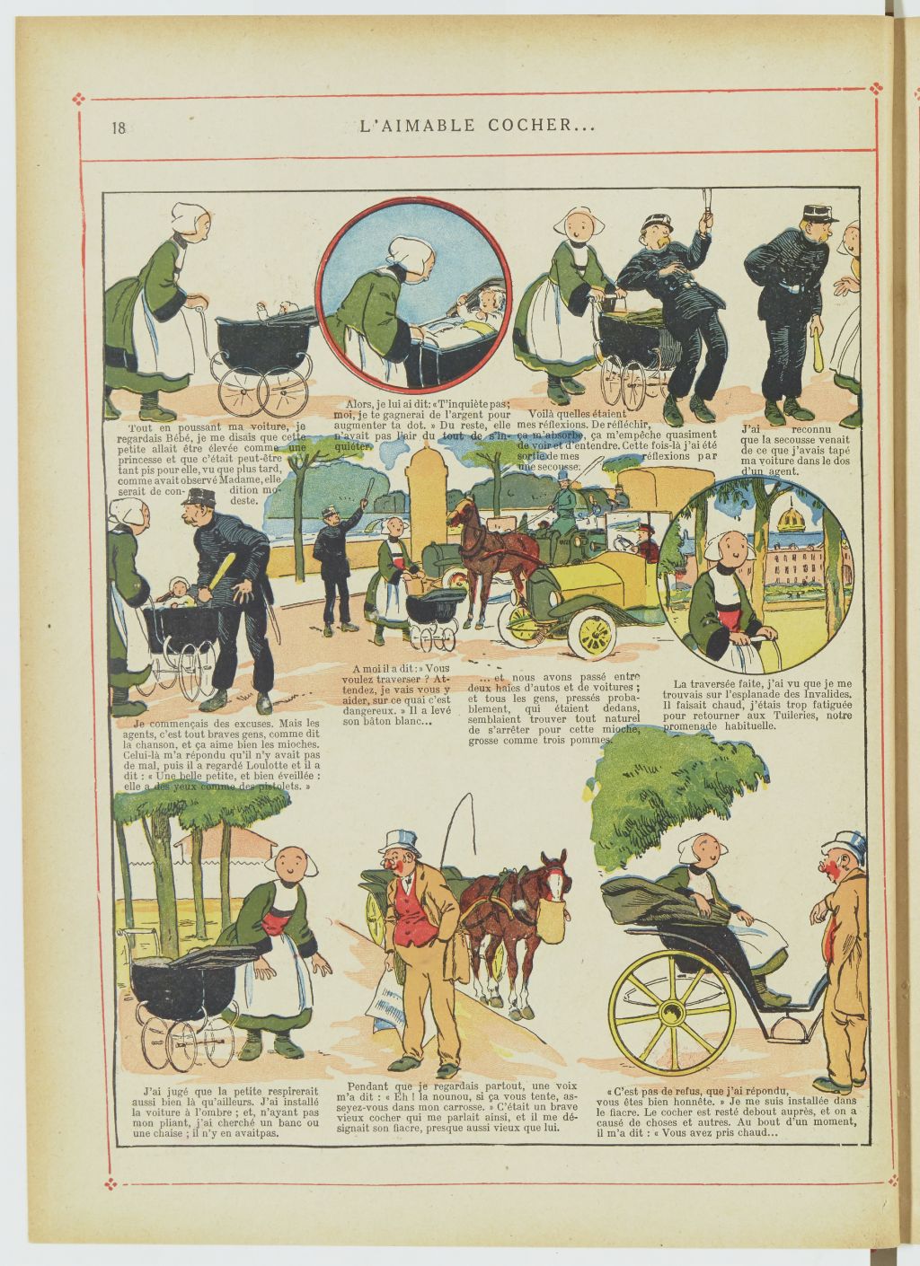 Bécassine – Bécassine nourrice (1922), page 19. Caumery & J.-P. Pinchon. Domaine public. Source gallica.bnf.fr / BnF.