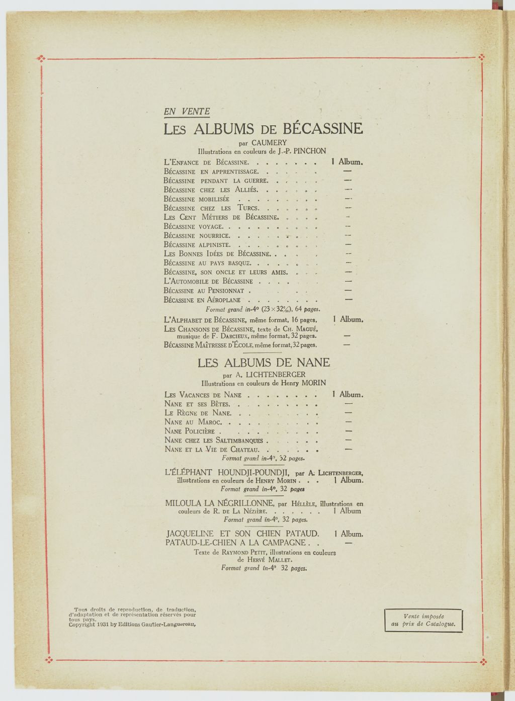 Bécassine – Bécassine nourrice (1922), page 3. Caumery & J.-P. Pinchon. Domaine public. Source gallica.bnf.fr / BnF.