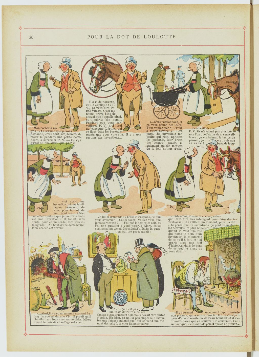 Bécassine – Bécassine nourrice (1922), page 21. Caumery & J.-P. Pinchon. Domaine public. Source gallica.bnf.fr / BnF.