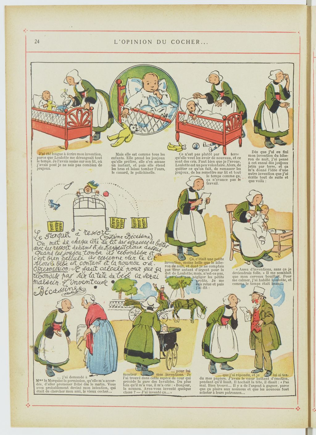 Bécassine – Bécassine nourrice (1922), page 25. Caumery & J.-P. Pinchon. Domaine public. Source gallica.bnf.fr / BnF.