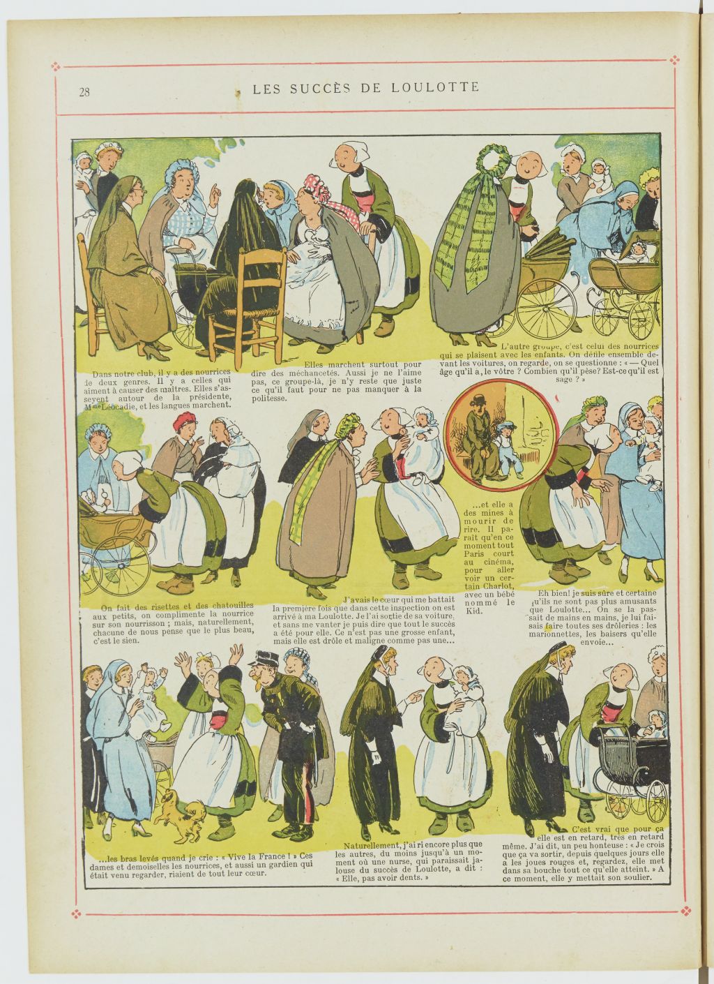 Bécassine – Bécassine nourrice (1922), page 29. Caumery & J.-P. Pinchon. Domaine public. Source gallica.bnf.fr / BnF.