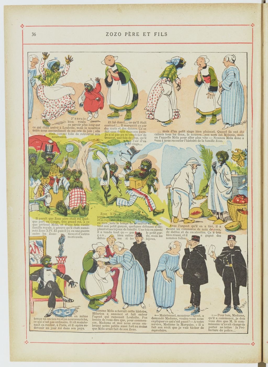 Bécassine – Bécassine nourrice (1922), page 37. Caumery & J.-P. Pinchon. Domaine public. Source gallica.bnf.fr / BnF.
