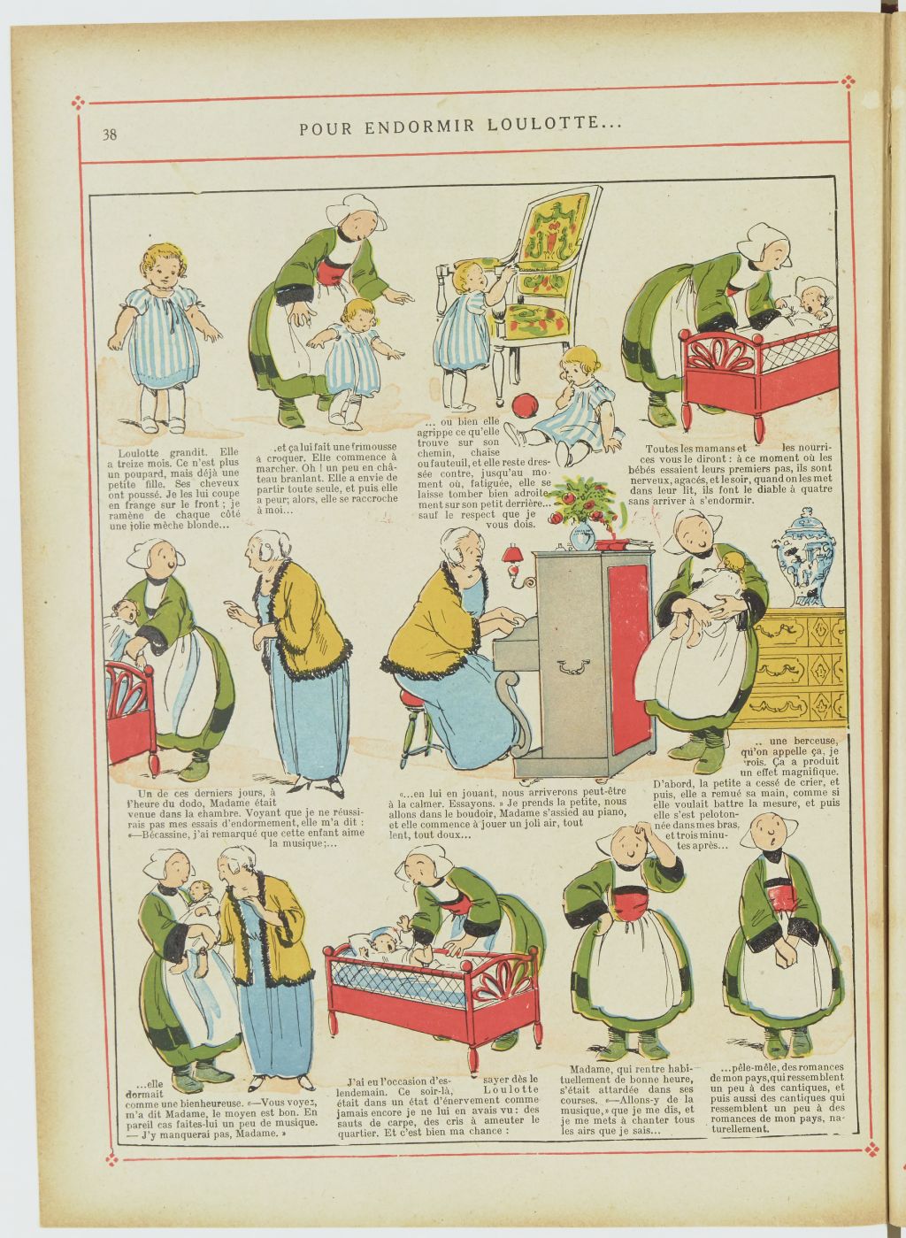Bécassine – Bécassine nourrice (1922), page 39. Caumery & J.-P. Pinchon. Domaine public. Source gallica.bnf.fr / BnF.