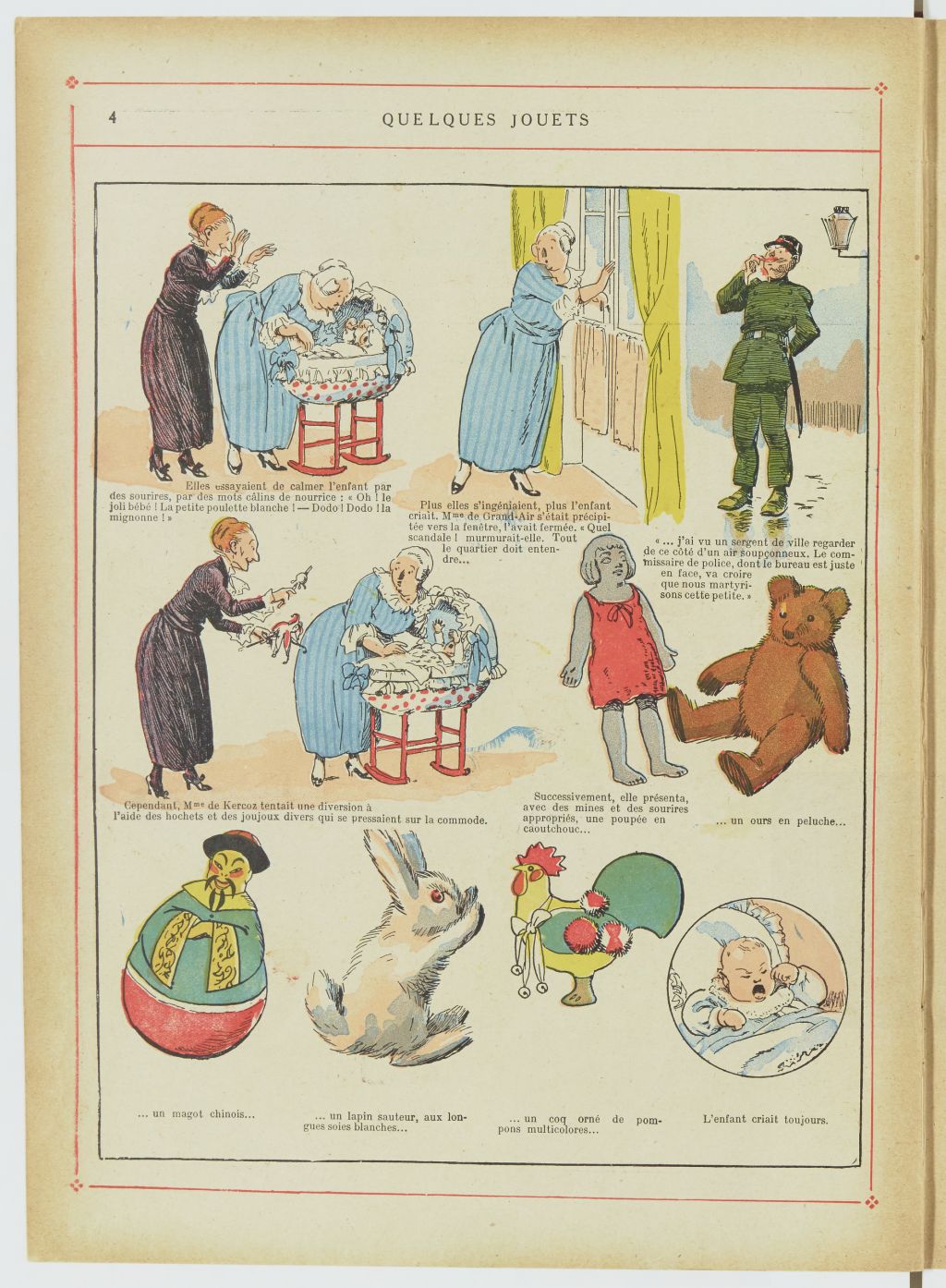 Bécassine – Bécassine nourrice (1922), page 5. Caumery & J.-P. Pinchon. Domaine public. Source gallica.bnf.fr / BnF.
