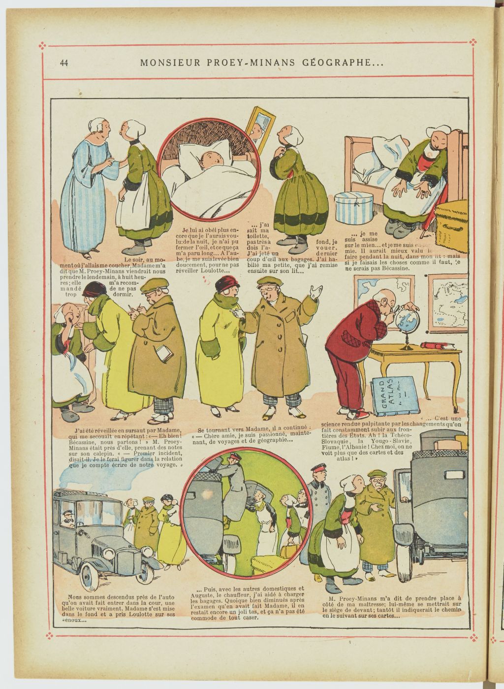 Bécassine – Bécassine nourrice (1922), page 45. Caumery & J.-P. Pinchon. Domaine public. Source gallica.bnf.fr / BnF.