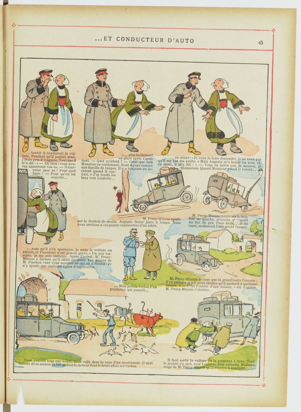 Bécassine – Bécassine nourrice (1922), page 46. Caumery & J.-P. Pinchon. Domaine public. Source gallica.bnf.fr / BnF.