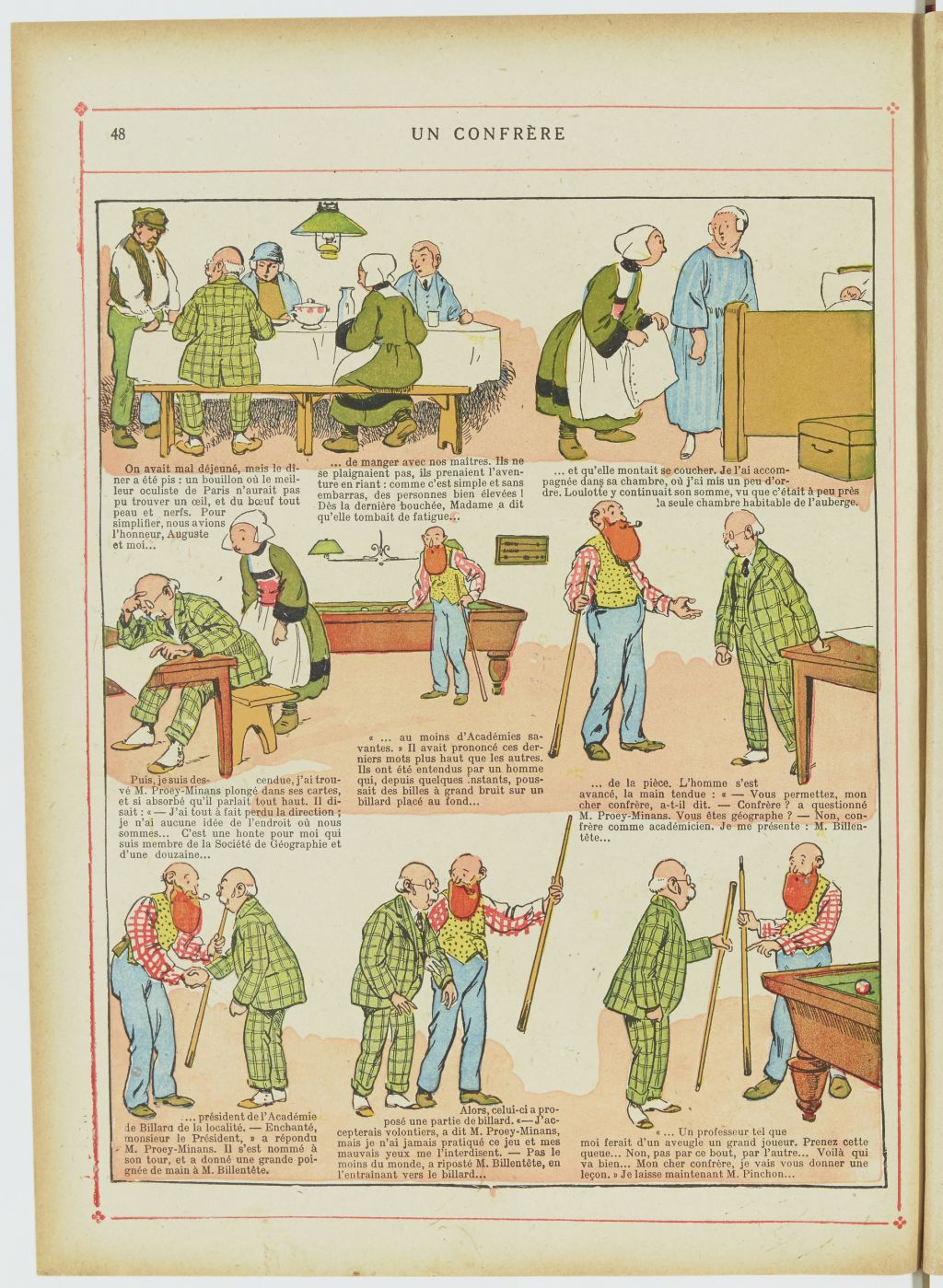 Bécassine – Bécassine nourrice (1922), page 49. Caumery & J.-P. Pinchon. Domaine public. Source gallica.bnf.fr / BnF.