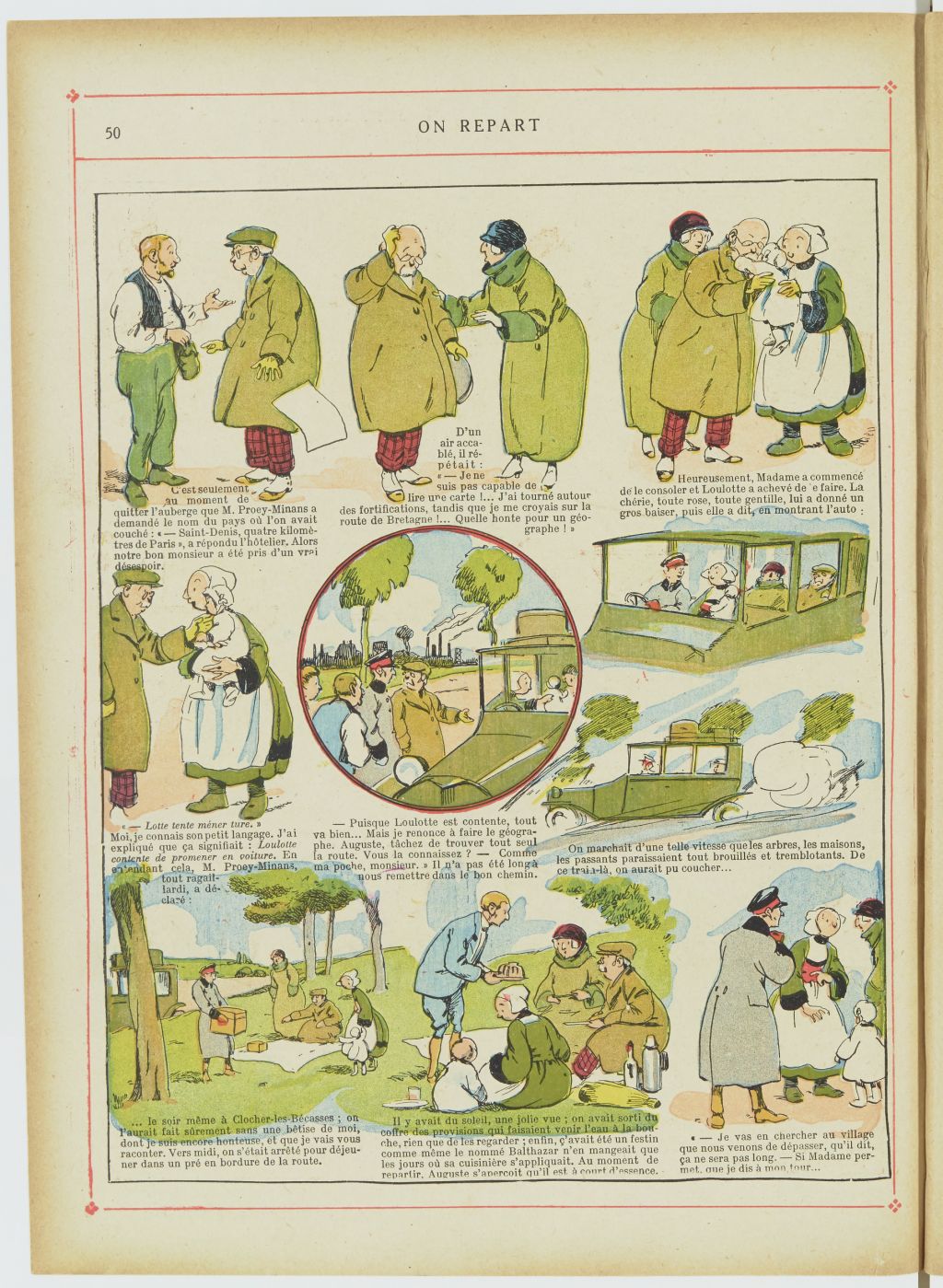Bécassine – Bécassine nourrice (1922), page 51. Caumery & J.-P. Pinchon. Domaine public. Source gallica.bnf.fr / BnF.