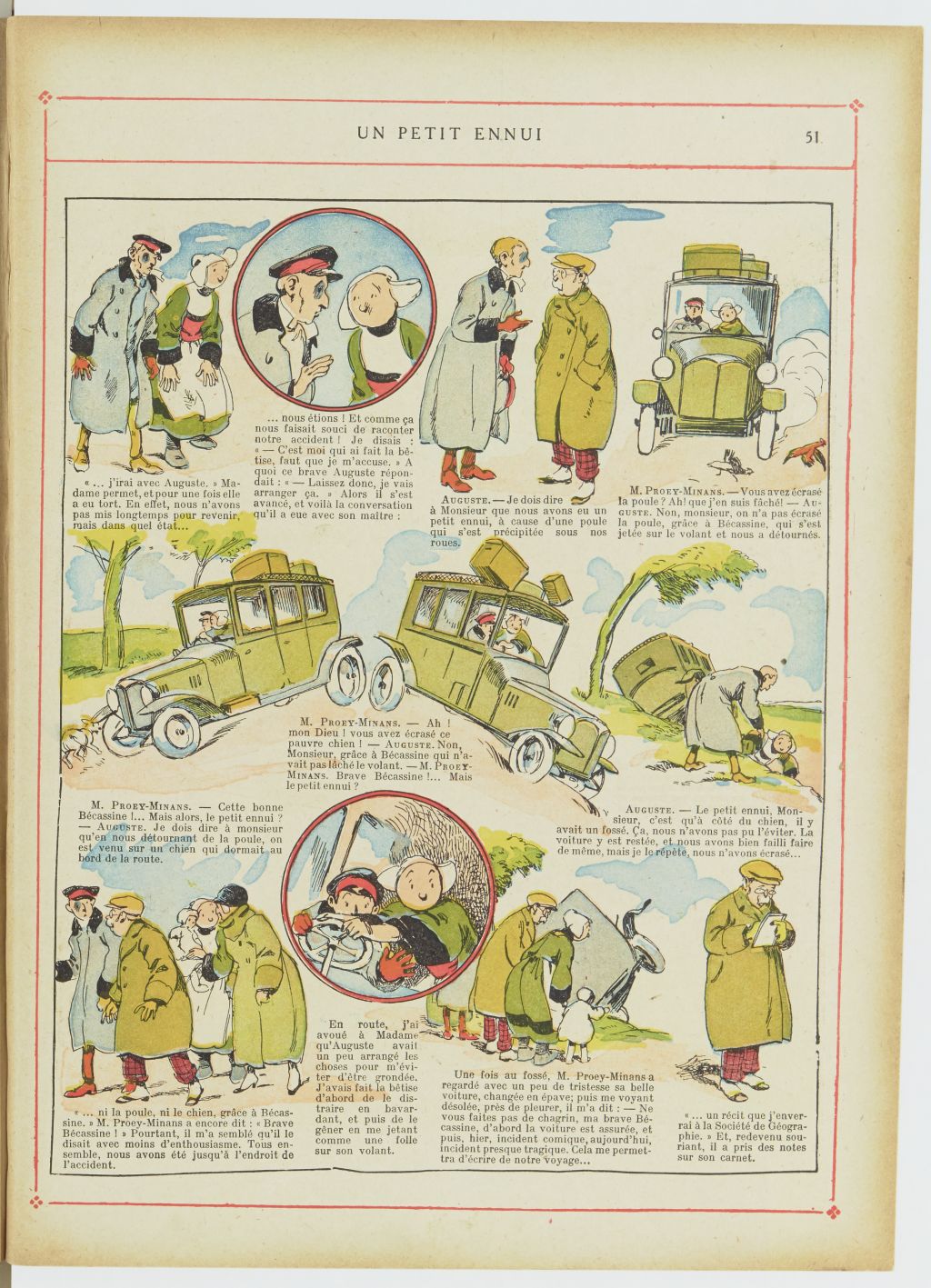 Bécassine – Bécassine nourrice (1922), page 52. Caumery & J.-P. Pinchon. Domaine public. Source gallica.bnf.fr / BnF.