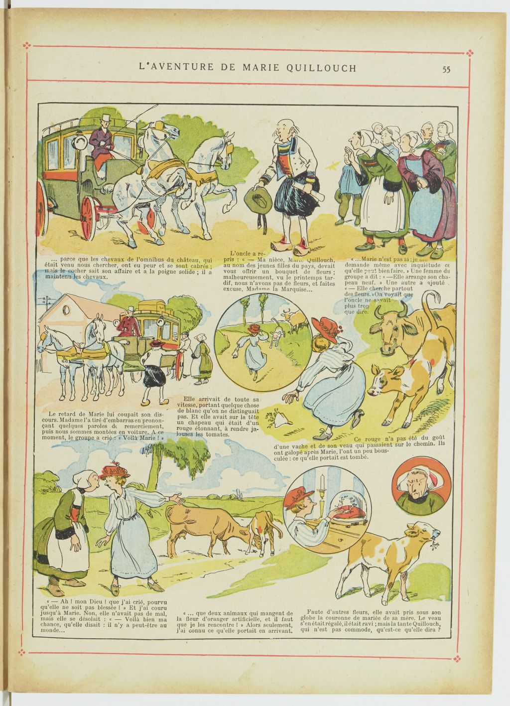 Bécassine – Bécassine nourrice (1922), page 56. Caumery & J.-P. Pinchon. Domaine public. Source gallica.bnf.fr / BnF.