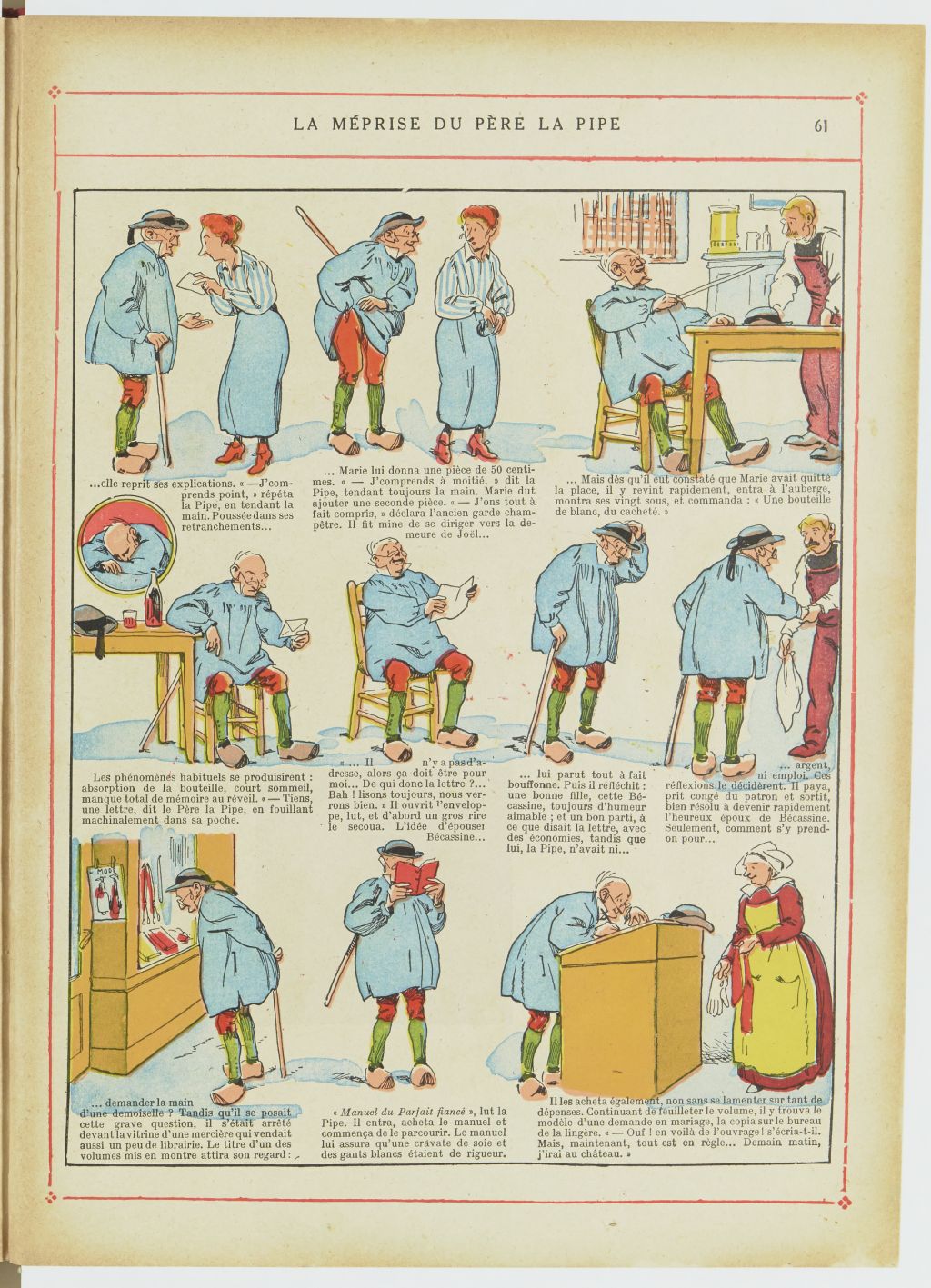 Bécassine – Bécassine nourrice (1922), page 62. Caumery & J.-P. Pinchon. Domaine public. Source gallica.bnf.fr / BnF.