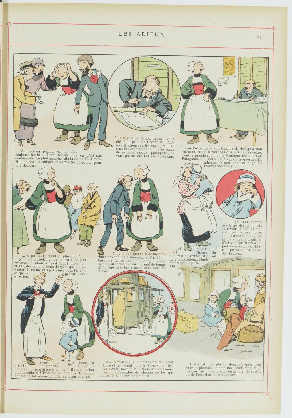 Bécassine – Bécassine alpiniste (1923), page 16. Caumery & J.-P. Pinchon. Domaine public. Source gallica.bnf.fr / BnF.