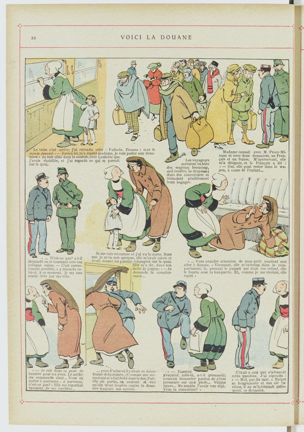 Bécassine – Bécassine alpiniste (1923), page 23. Caumery & J.-P. Pinchon. Domaine public. Source gallica.bnf.fr / BnF.