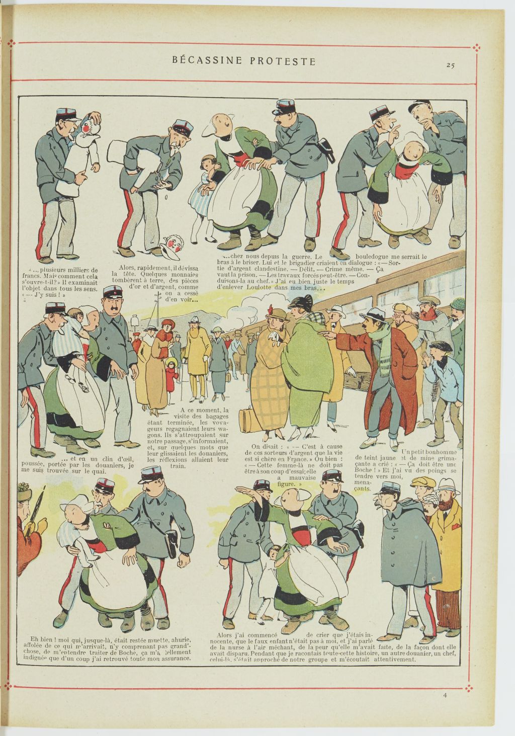 Bécassine – Bécassine alpiniste (1923), page 26. Caumery & J.-P. Pinchon. Domaine public. Source gallica.bnf.fr / BnF.