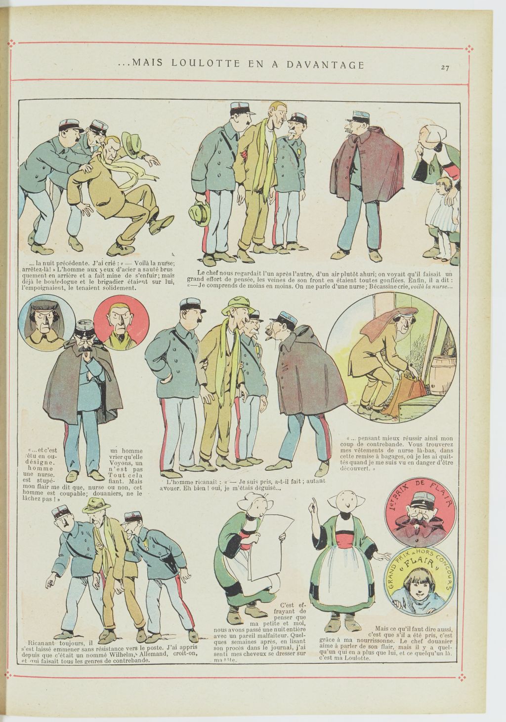Bécassine – Bécassine alpiniste (1923), page 28. Caumery & J.-P. Pinchon. Domaine public. Source gallica.bnf.fr / BnF.