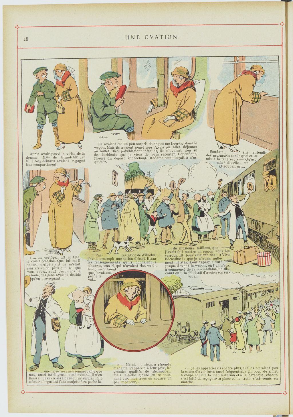 Bécassine – Bécassine alpiniste (1923), page 29. Caumery & J.-P. Pinchon. Domaine public. Source gallica.bnf.fr / BnF.