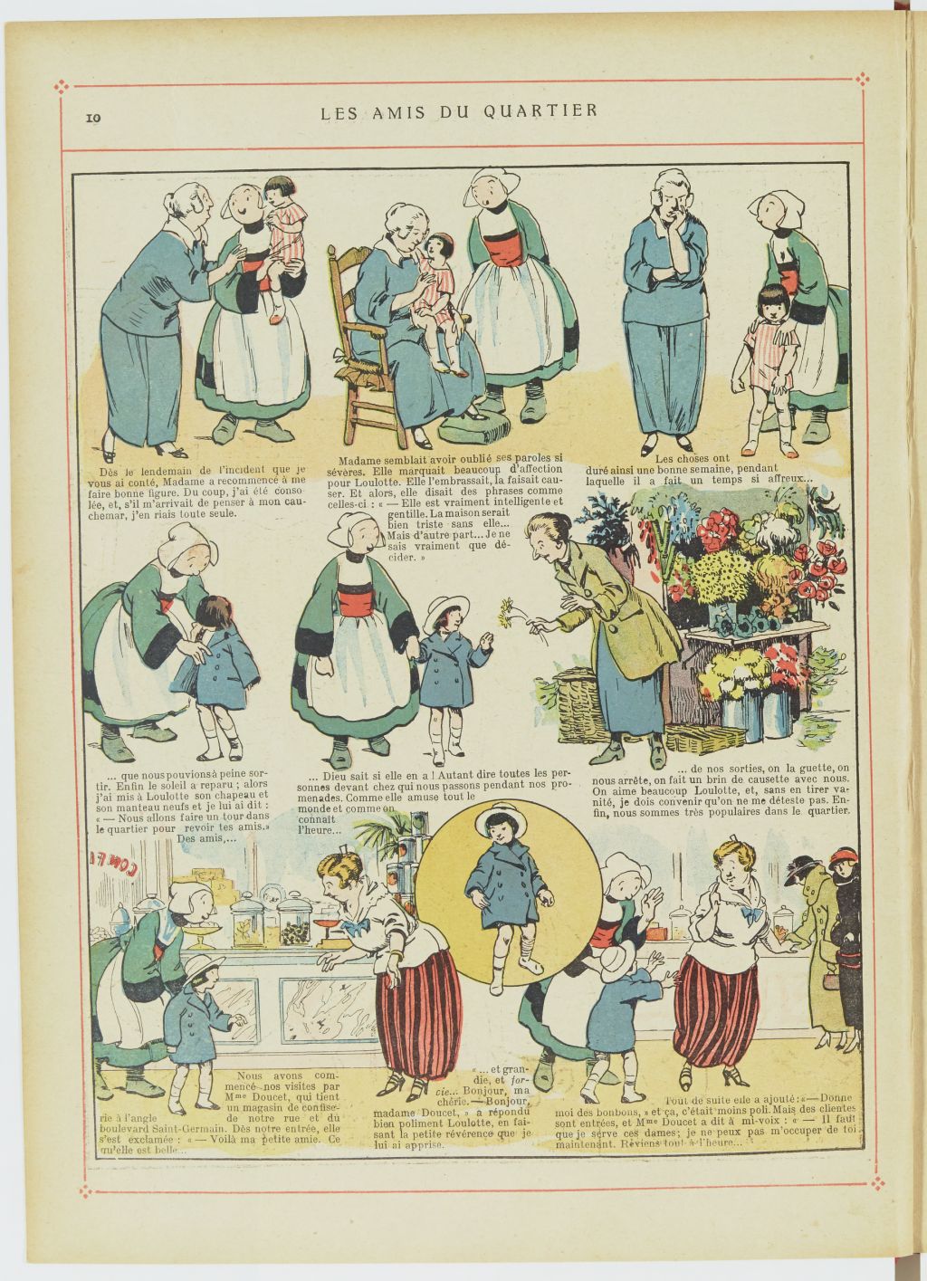 Bécassine – Les Bonnes Idées de Bécassine (1924), page 11. Caumery & J.-P. Pinchon. Domaine public. Source gallica.bnf.fr / BnF.