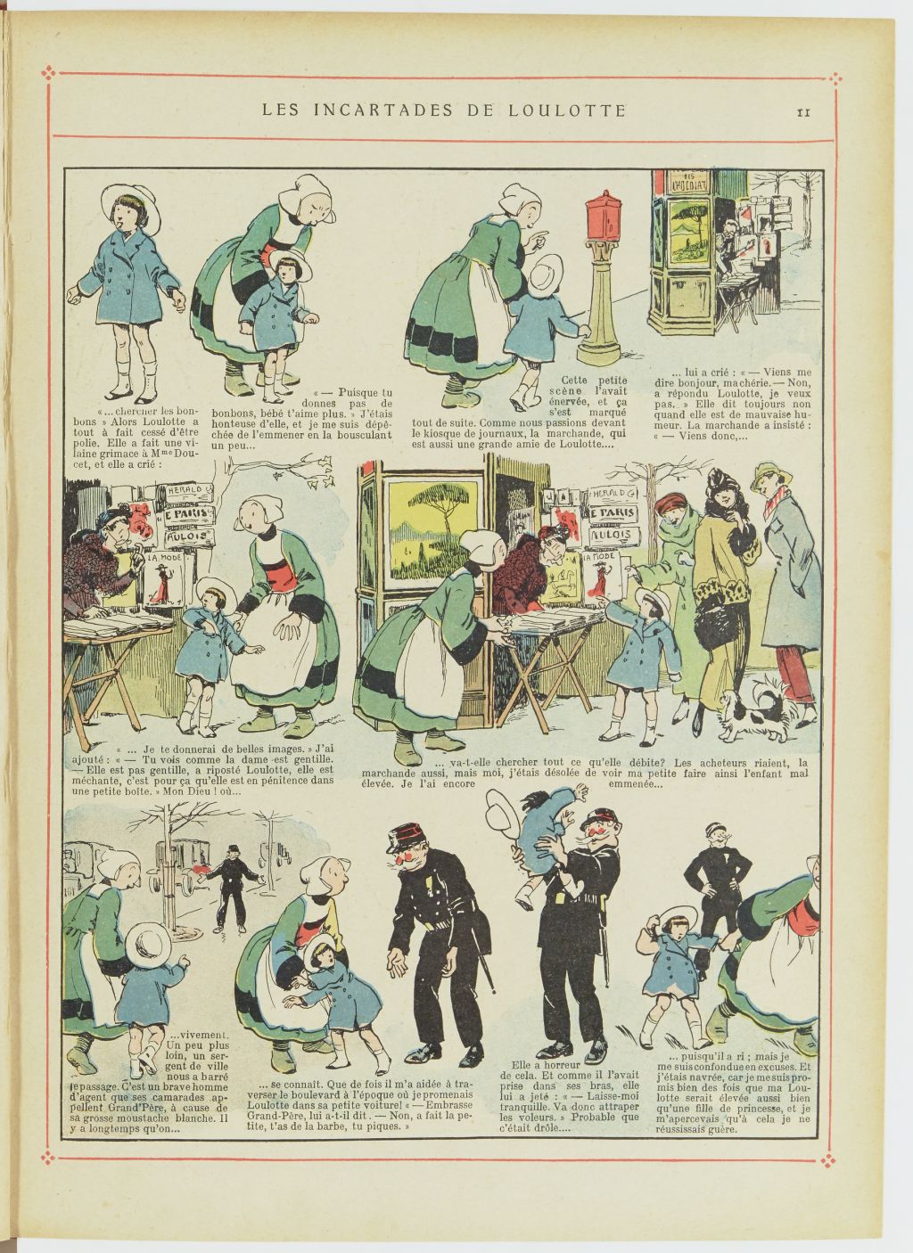 Bécassine – Les Bonnes Idées de Bécassine (1924), page 12. Caumery & J.-P. Pinchon. Domaine public. Source gallica.bnf.fr / BnF.