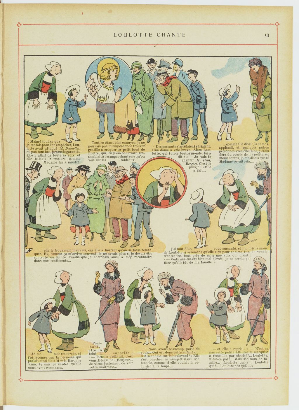 Bécassine – Les Bonnes Idées de Bécassine (1924), page 14. Caumery & J.-P. Pinchon. Domaine public. Source gallica.bnf.fr / BnF.