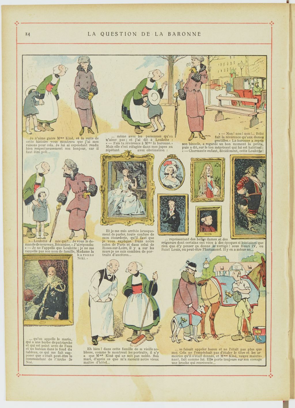 Bécassine – Les Bonnes Idées de Bécassine (1924), page 15. Caumery & J.-P. Pinchon. Domaine public. Source gallica.bnf.fr / BnF.