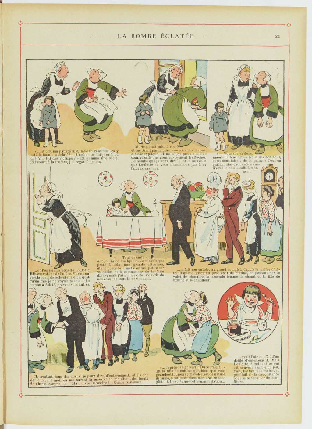 Bécassine – Les Bonnes Idées de Bécassine (1924), page 22. Caumery & J.-P. Pinchon. Domaine public. Source gallica.bnf.fr / BnF.