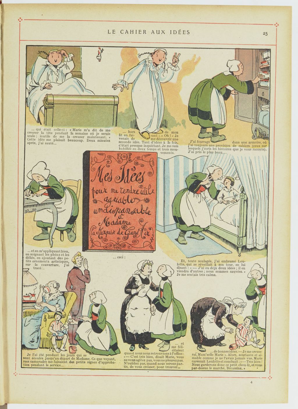 Bécassine – Les Bonnes Idées de Bécassine (1924), page 26. Caumery & J.-P. Pinchon. Domaine public. Source gallica.bnf.fr / BnF.
