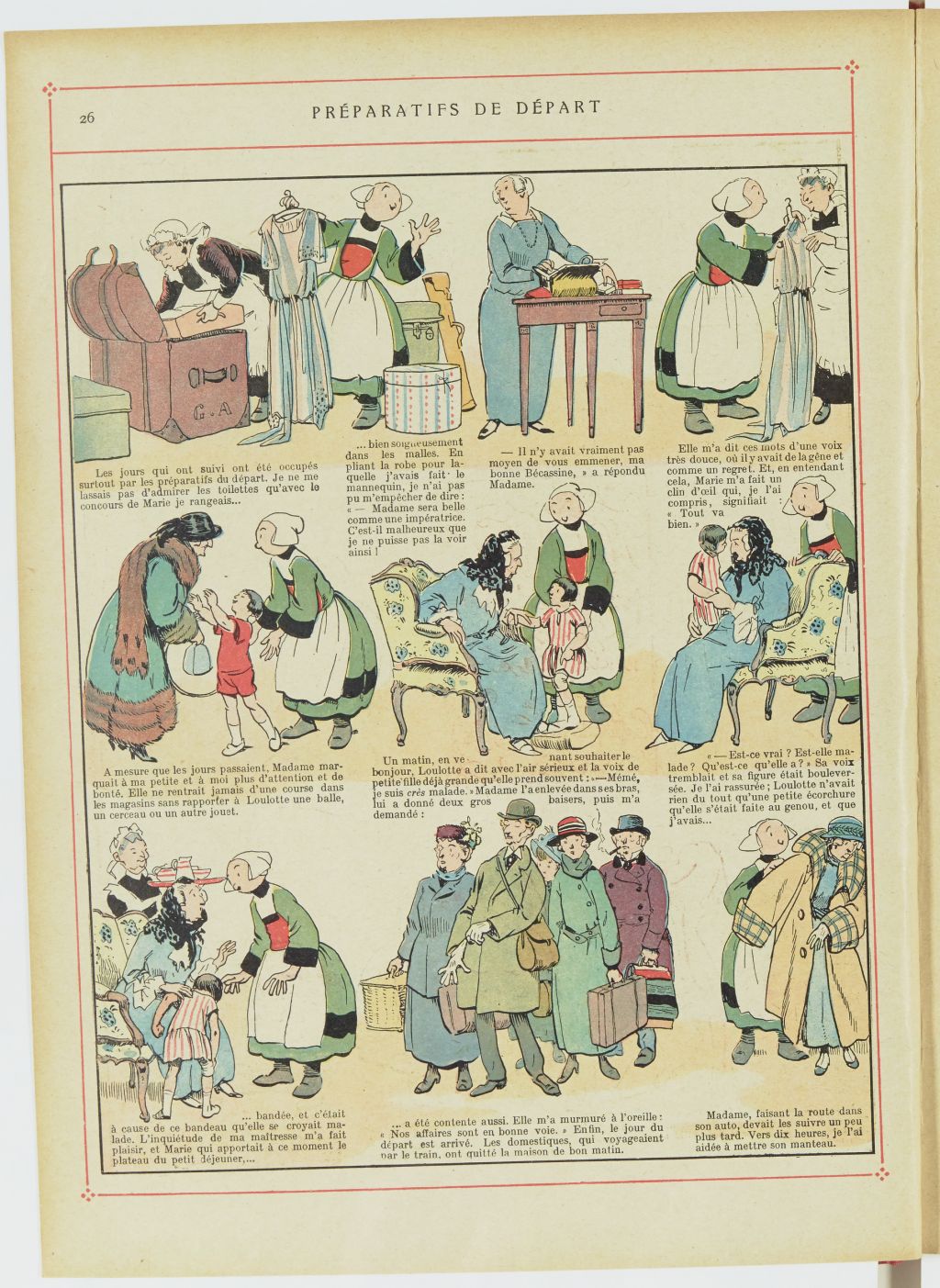 Bécassine – Les Bonnes Idées de Bécassine (1924), page 27. Caumery & J.-P. Pinchon. Domaine public. Source gallica.bnf.fr / BnF.