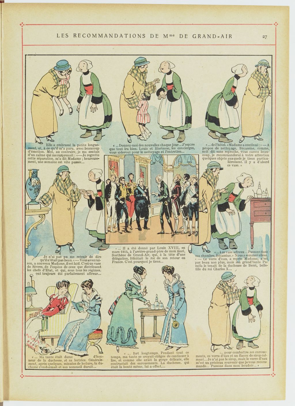 Bécassine – Les Bonnes Idées de Bécassine (1924), page 28. Caumery & J.-P. Pinchon. Domaine public. Source gallica.bnf.fr / BnF.
