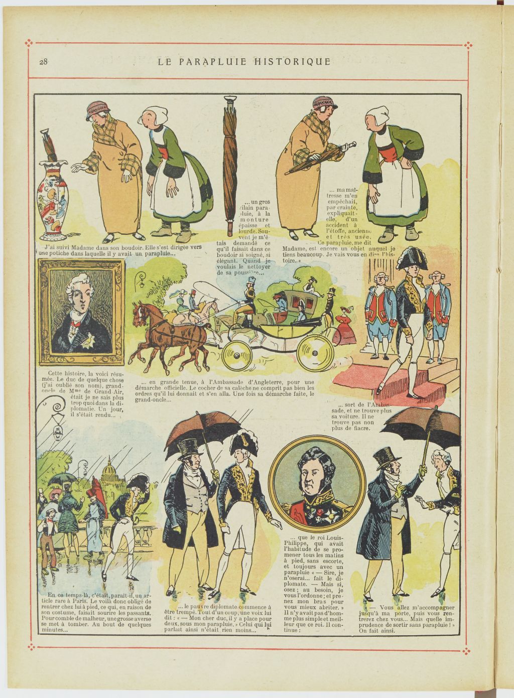 Bécassine – Les Bonnes Idées de Bécassine (1924), page 29. Caumery & J.-P. Pinchon. Domaine public. Source gallica.bnf.fr / BnF.
