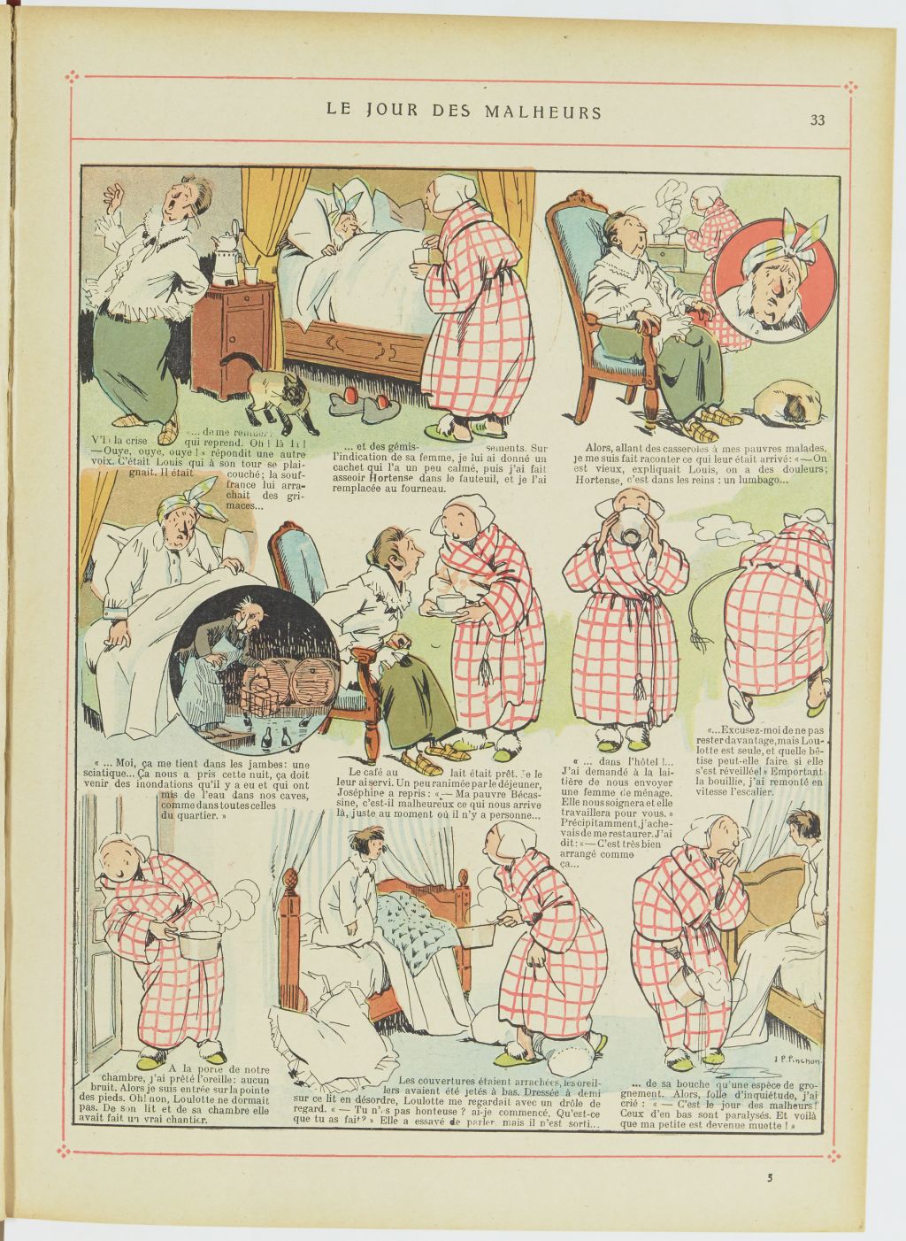 Bécassine – Les Bonnes Idées de Bécassine (1924), page 34. Caumery & J.-P. Pinchon. Domaine public. Source gallica.bnf.fr / BnF.