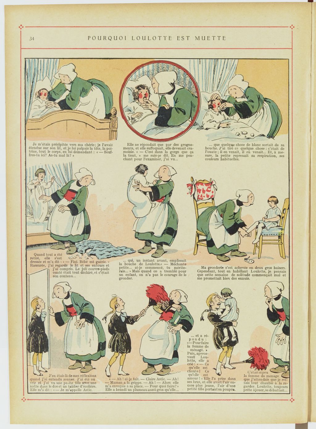 Bécassine – Les Bonnes Idées de Bécassine (1924), page 35. Caumery & J.-P. Pinchon. Domaine public. Source gallica.bnf.fr / BnF.