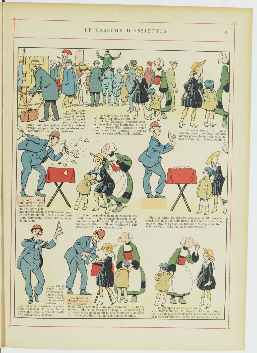 Bécassine – Les Bonnes Idées de Bécassine (1924), page 44. Caumery & J.-P. Pinchon. Domaine public. Source gallica.bnf.fr / BnF.