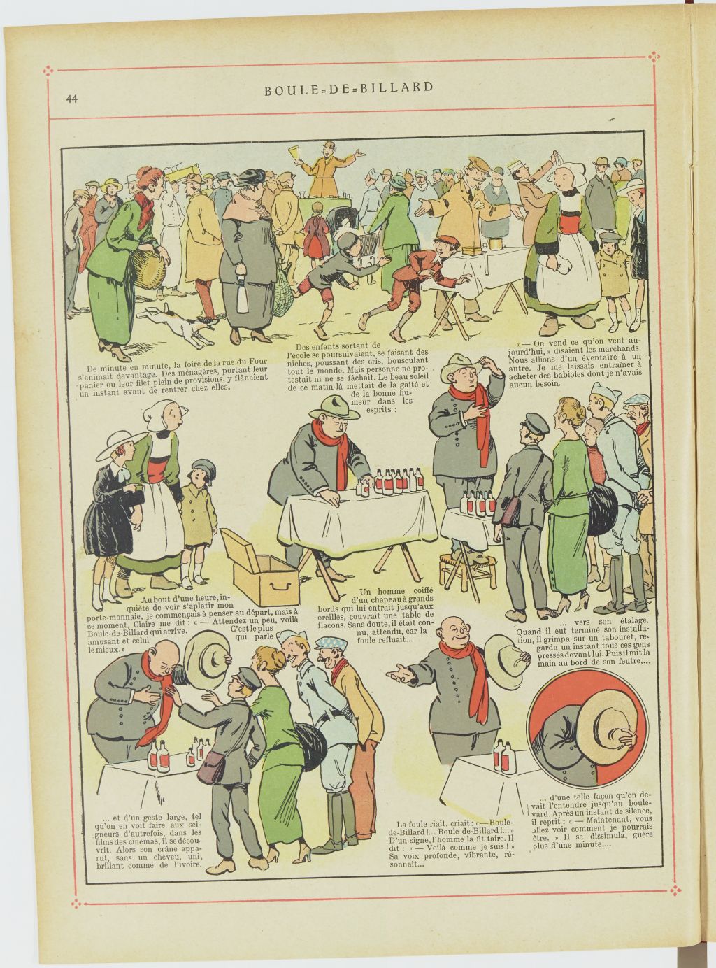 Bécassine – Les Bonnes Idées de Bécassine (1924), page 45. Caumery & J.-P. Pinchon. Domaine public. Source gallica.bnf.fr / BnF.