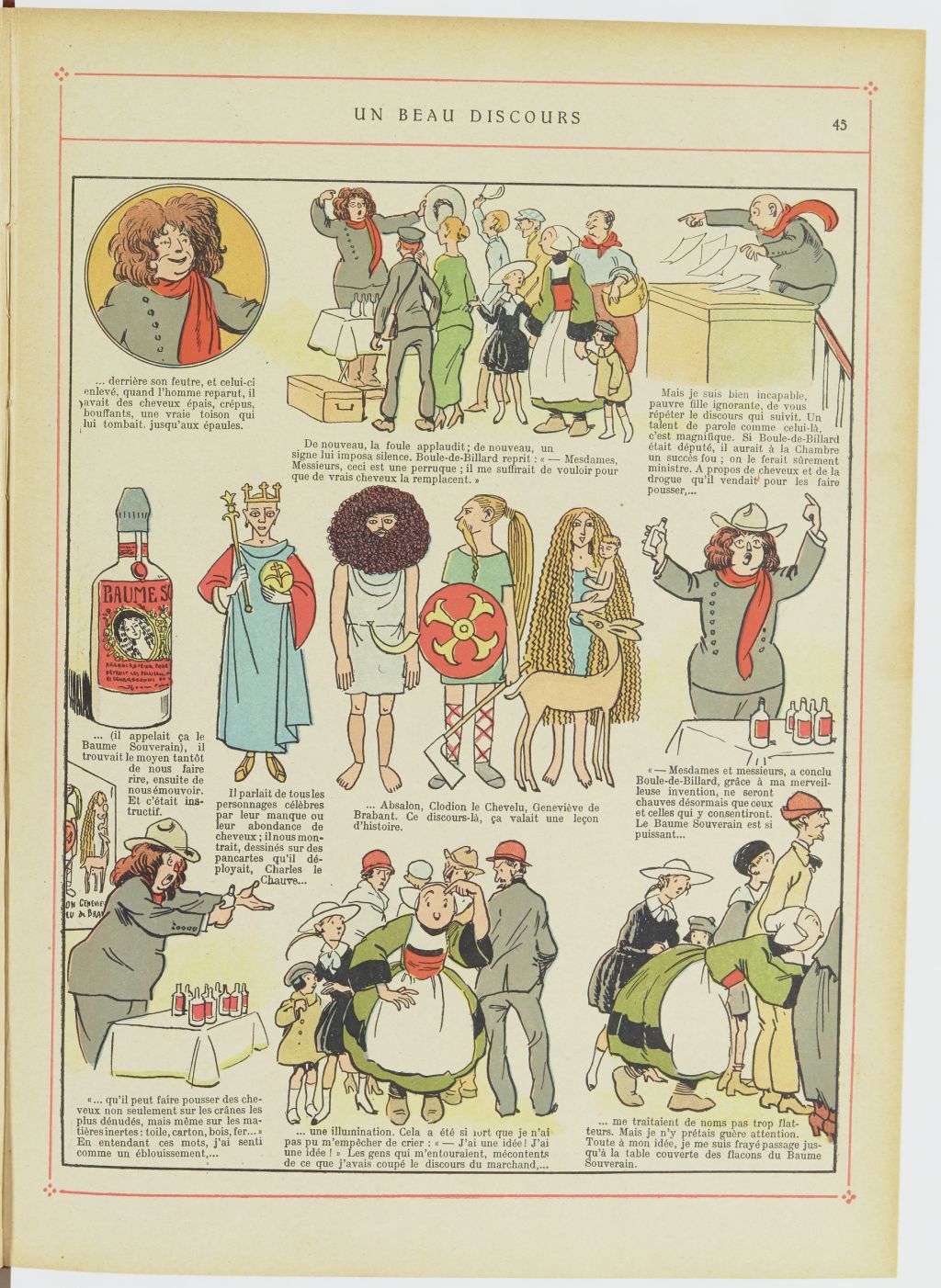 Bécassine – Les Bonnes Idées de Bécassine (1924), page 46. Caumery & J.-P. Pinchon. Domaine public. Source gallica.bnf.fr / BnF.