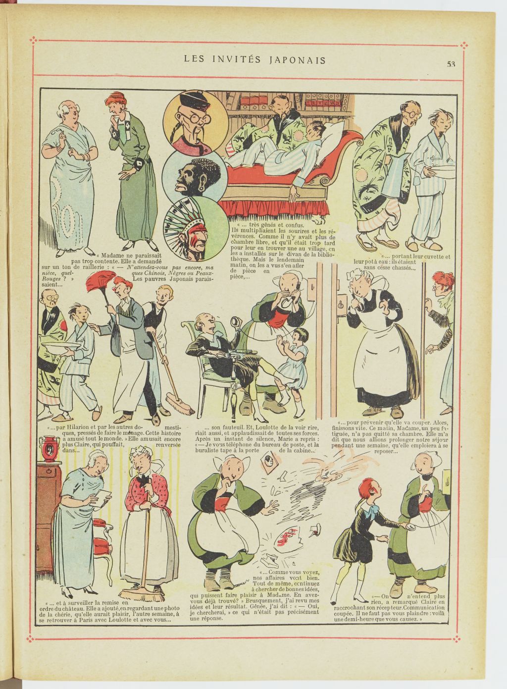 Bécassine – Les Bonnes Idées de Bécassine (1924), page 54. Caumery & J.-P. Pinchon. Domaine public. Source gallica.bnf.fr / BnF.