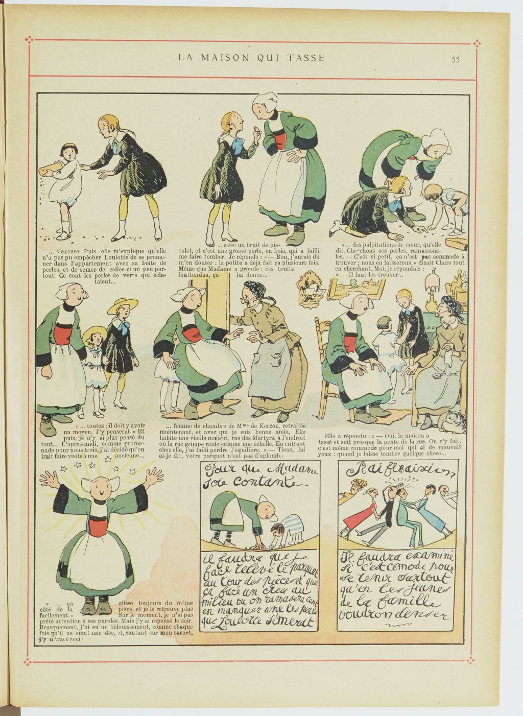 Bécassine – Les Bonnes Idées de Bécassine (1924), page 56. Caumery & J.-P. Pinchon. Domaine public. Source gallica.bnf.fr / BnF.