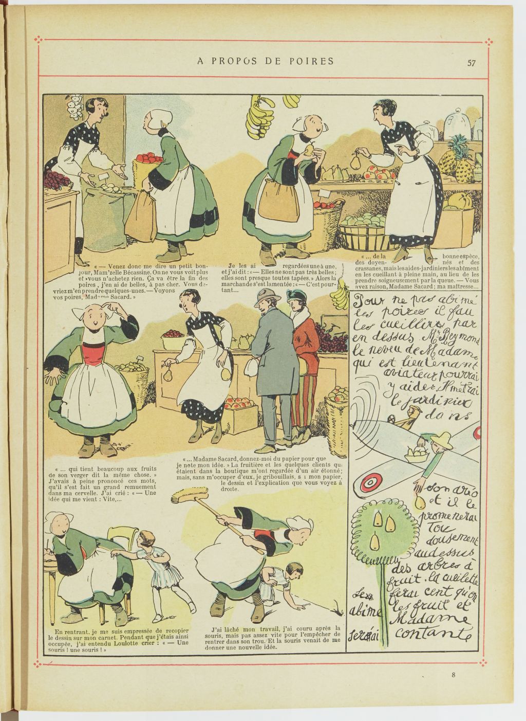 Bécassine – Les Bonnes Idées de Bécassine (1924), page 58. Caumery & J.-P. Pinchon. Domaine public. Source gallica.bnf.fr / BnF.