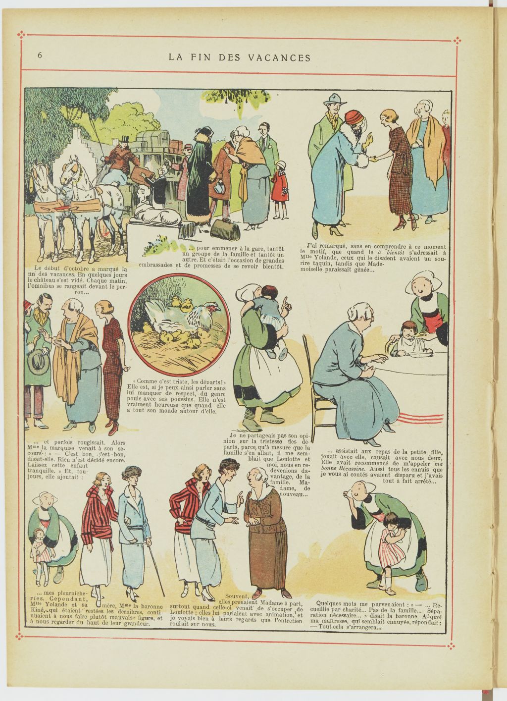 Bécassine – Les Bonnes Idées de Bécassine (1924), page 7. Caumery & J.-P. Pinchon. Domaine public. Source gallica.bnf.fr / BnF.